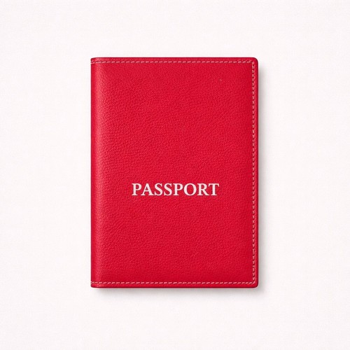 Rind nappa leder reisepass - leder,