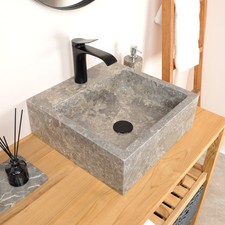 40 cm Marmor-Stein-Waschbecken