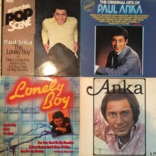 4 LPs PAUL ANKA Pop Schallplatten Sammlung Plattensammlung Vinyl 60s