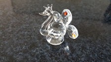 Pfau klein Glas Tierfigur