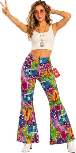 Bunte hippie schlaghose für - hippie,