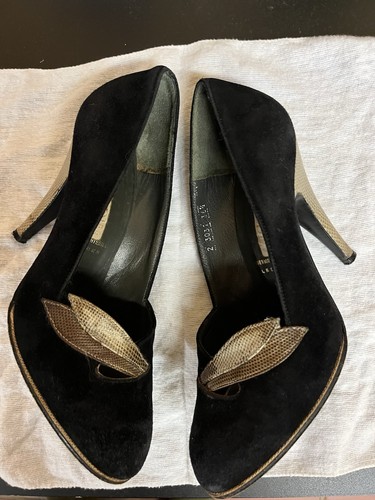 Pumps damen vintage schwarz - pumps,
