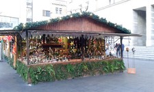 Marktbude, Verkaufsstand, Weihnachtsmarkthütte 5x3m, 3-Seiten-Verkauf, selbstbau