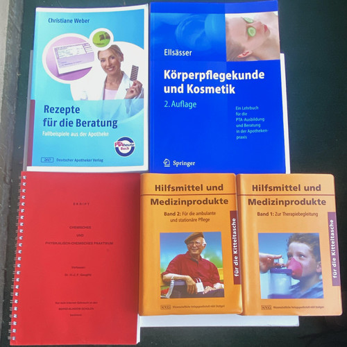 5xbücher lehrbuchpaket pta - lehrbuchpaket,