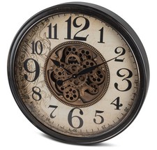 XXL Wanduhr MOVE ANTIK CREAM