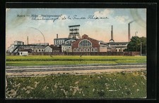Ansichtskarte Moers, Kohlemine Rheinpreussen 1925 