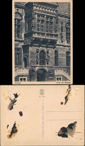 Postcard breslau wrocław - postcard,