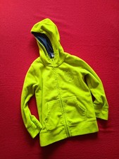 Fleecejacke Freizeitjacke Jungen Kinder Größe 122 Grün Kapuze Topolino