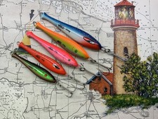 pilker set norwegen 5 Kieler Pilker 200g 150g 125g 100g 80g VMC Drillinge