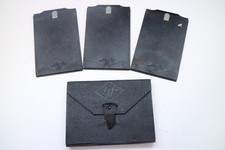 Agfa Planfilmkassetten mit Glasplatten Tasche – Vintage Fotografie 3 Stück