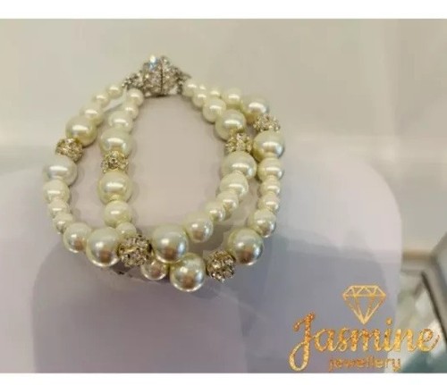 Braut glasperlen armband - braut,