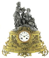 Französische bicolore Pendule