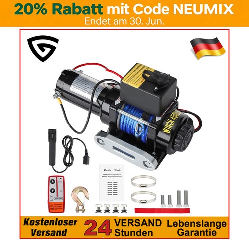Elektrische seilwinde 4500lbs - elektrische,