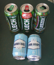 5 Bierdosen Lech Leszek Woodstock 2017 Limit. Spotify Polen Cool Grape Finnland