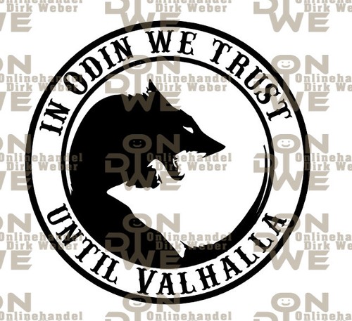 Aufkleber odin trust - aufkleber, we