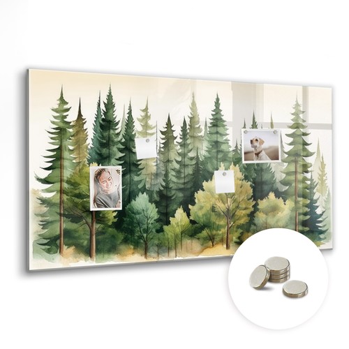 Glas magnetboard memotafel mit - glas,