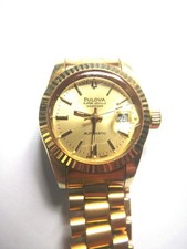 Bulova Super Seville Calendar Automatic Gold Damen