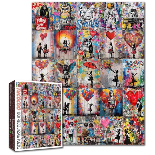 Street art puzzle 1000 teile - puzzle,
