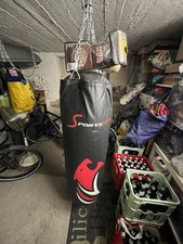 Sportstech Boxsack mit Boxhandschuhen