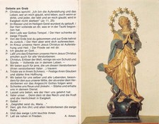 org Sterbebild Holy cards