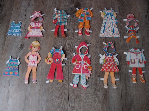 Ddr anziehpuppen papier - ddr,
