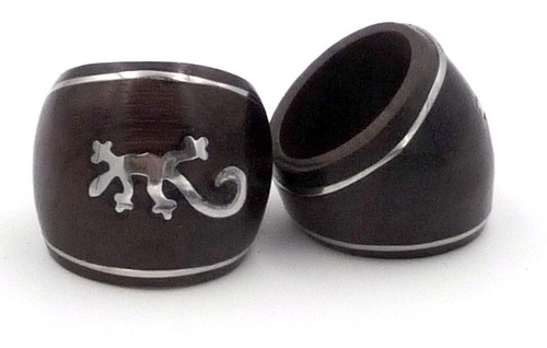 Ethno ring gecko margouillat - ethno,