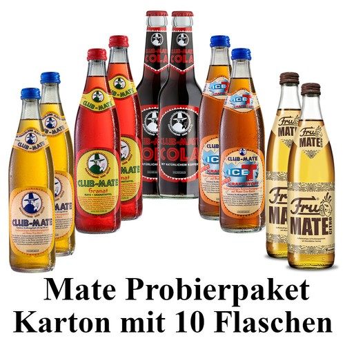 Mate probierpaket flaschen - 10,