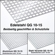 Alu Stahl Verzinkt Edelstahl