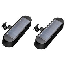 2 x Dachrinnen Leuchten Solar