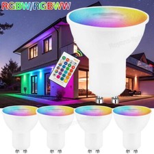 4x-20x LED GU10 Birnen 5W Leuchtmittel RGB mit Fernbedienung Strahler Lampe Spot
