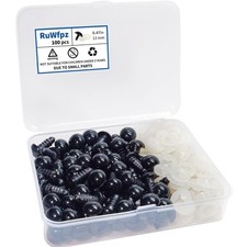 Häkeliere Augen 12mm, Sicherheit, Puppenaugen, Kuscheltiere, Knopfaugen, 100 ...