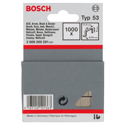 Bosch tackerklammern typ 4 - typ, 53