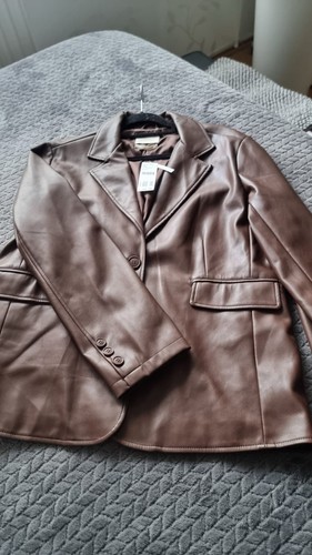 Lederjacke braun neu l - lederjacke, gr.