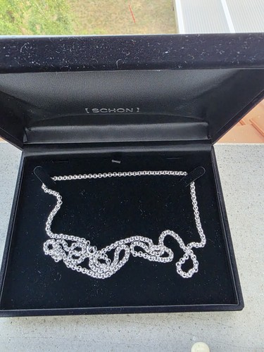 925 sterling silberkette 80cm - silberkette,