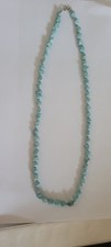 Halskette echt Türkis  L= ca. 54 cm, neuwertig.
