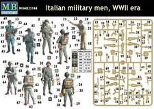 Master Box Ltd. 1:35 35144 Italian military men,WWII era - NEU