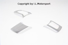 Lenkradabdeckung Verchromt