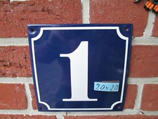 Hausnummer Emaille
