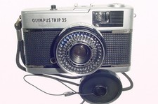 Olympus TRIP 35 analoge Kompaktkamera mit 40/2.8 D.Zuiko Objektiv voll funktionsfähig
