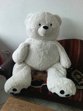 XXL Teddybär 200 cm-Weiß Kuscheltier Teddy Kuschelbär Bär