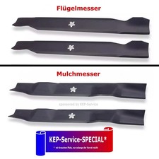2x Rasenmähermesser 97cm Deck