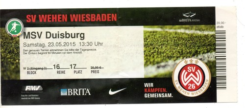 Ticket sv wehen - ticket, 3.