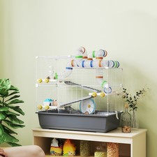 Pawhut Hamsterkäfig 4 Etagen