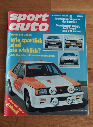 Sport auto 1981 porsche - sport, 01/1981