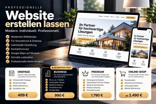 Website erstellen lassen - , |