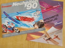 Rarität! Graupner Neuheiten Katalog '90 + Sonderp. 30 Jahre Elektroflug ( 1990 )