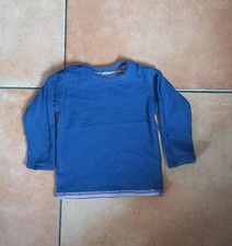 Kindermode Ökomode Leela Cotton Größe 86 92 Wendeshirt blau gestreift Punkte