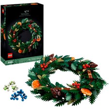 LEGO 10340 Icons Weihnachtskranz, Konstruktionsspielzeug