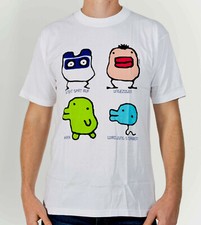 T-Shirt Tamagotchi Größe XL Baumwolle Siebdruck Original 1990er Jahre Fun-Shirt