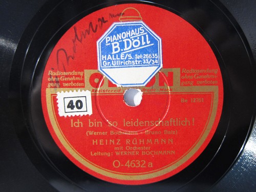 78rpm heinz rühmann ich - rÜhmann, bin